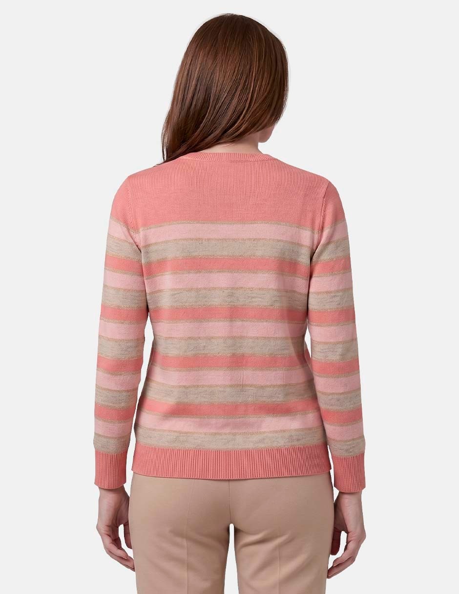 Suéter cuello redondo para mujer 3