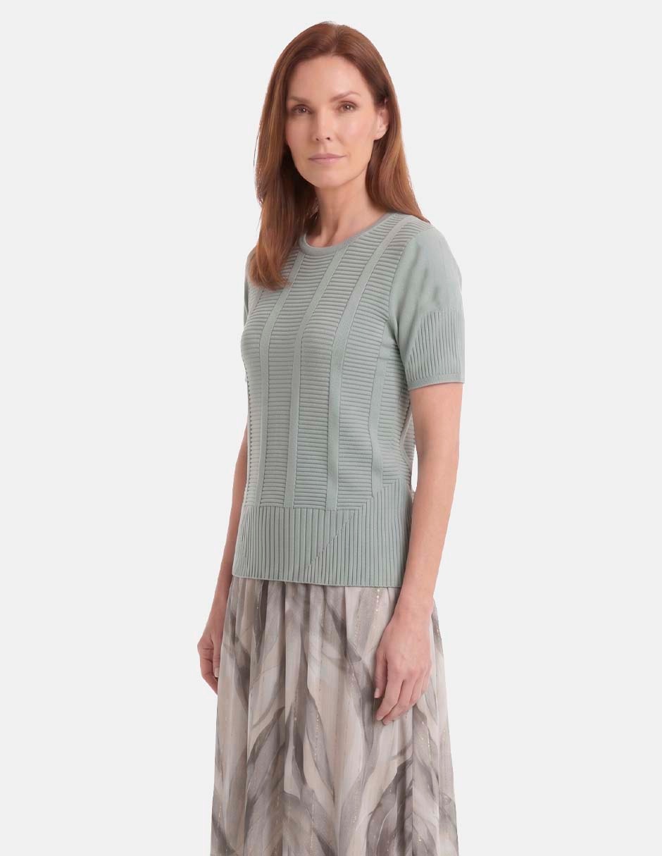 Blusa gwen 3 manga corta para mujer 4