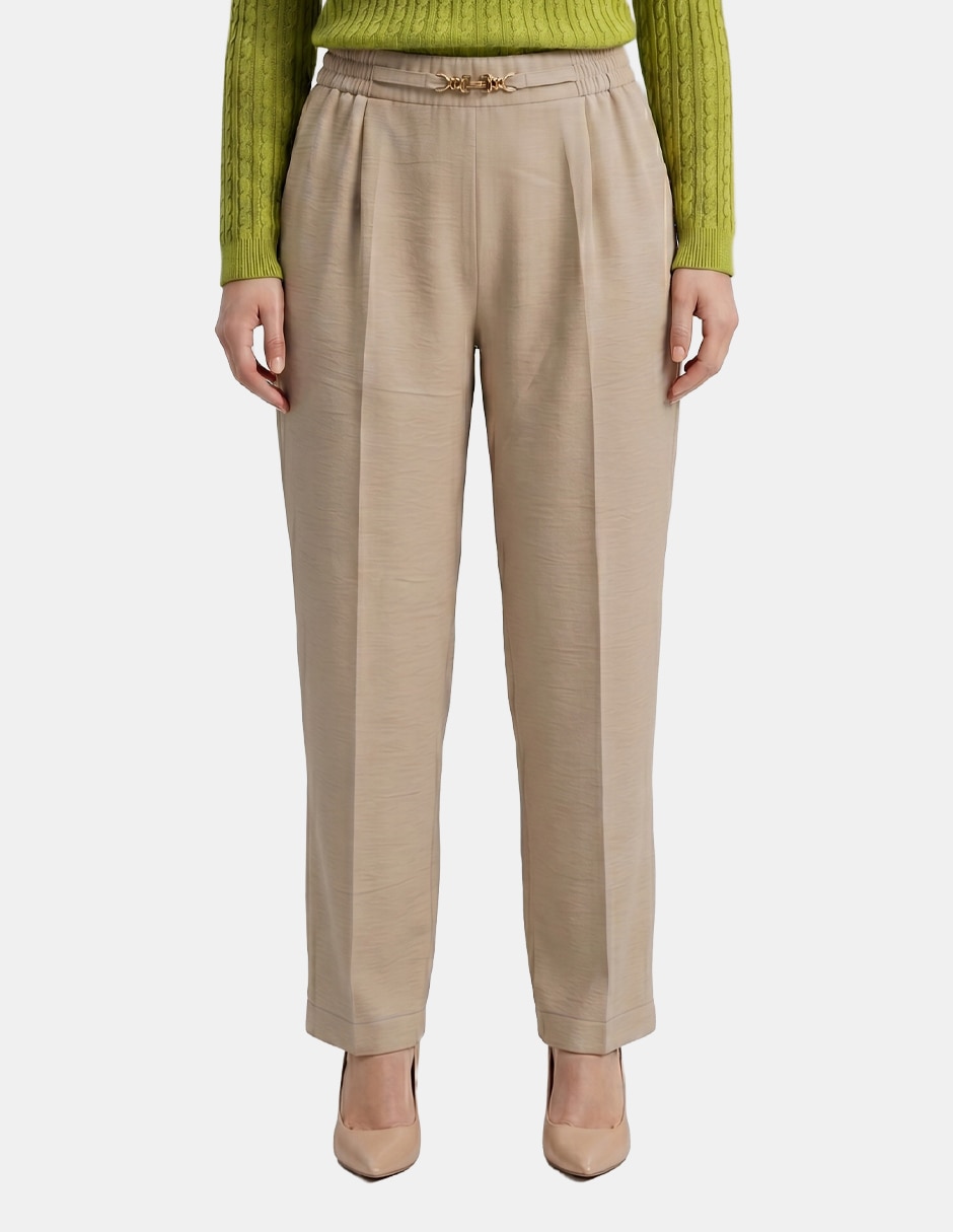 Pantalón regular recto para mujer 1
