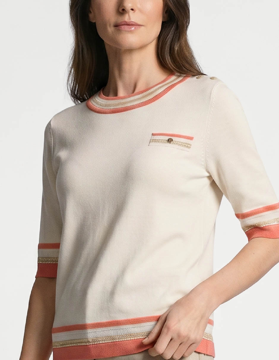 Blusa ciara 1 manga corta para mujer