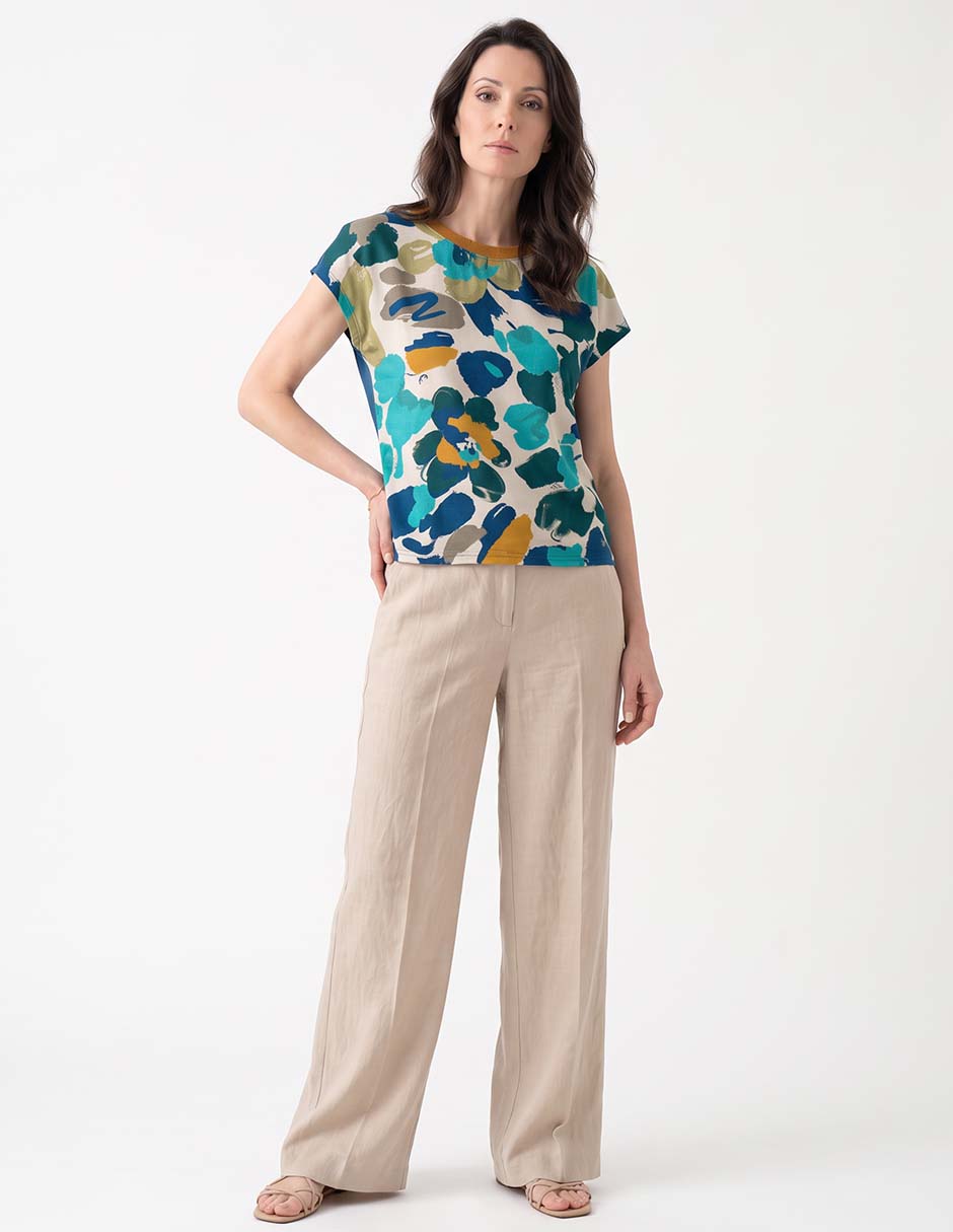 Blusa manga corta para mujer 3