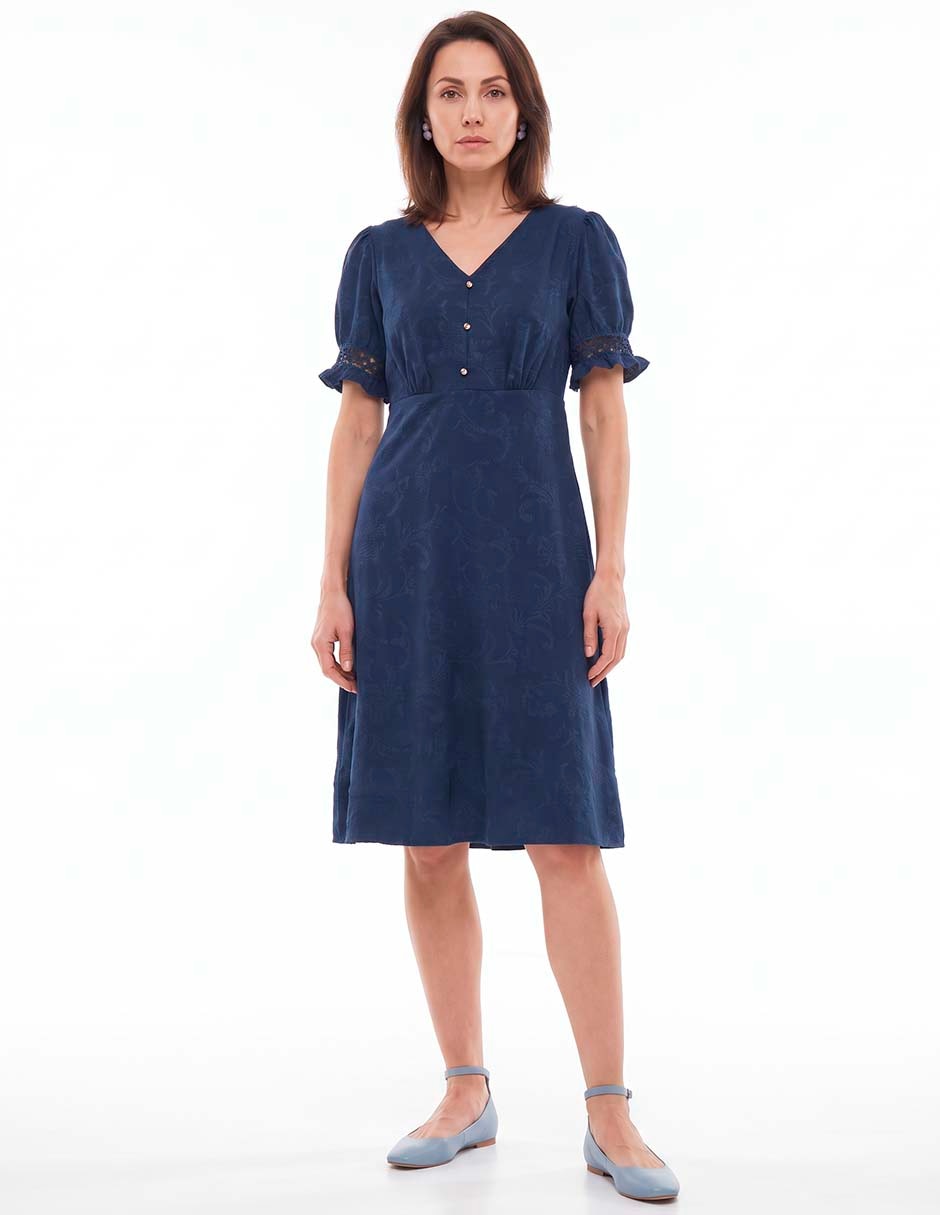 Vestido 3/4 casual para mujer