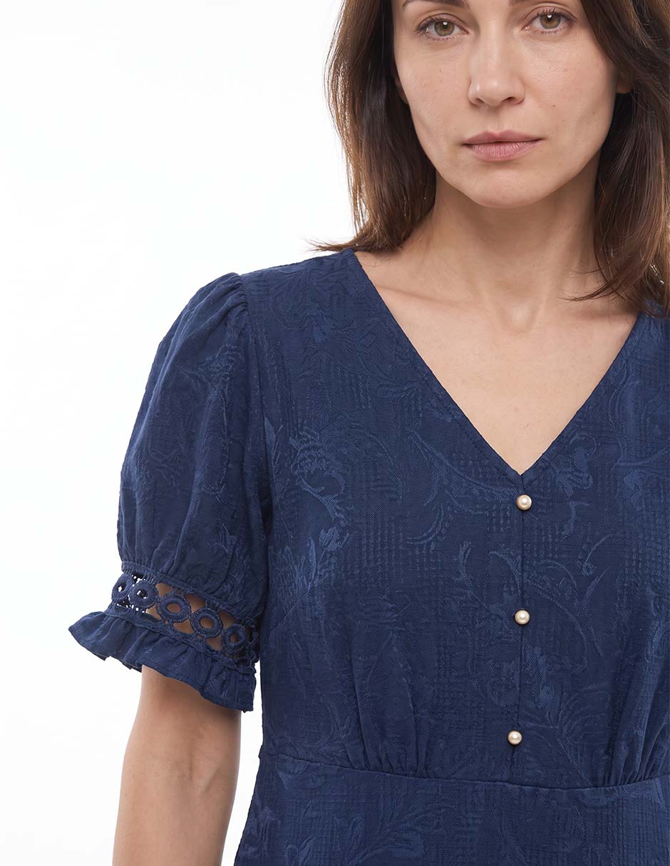 Vestido 3/4 casual para mujer