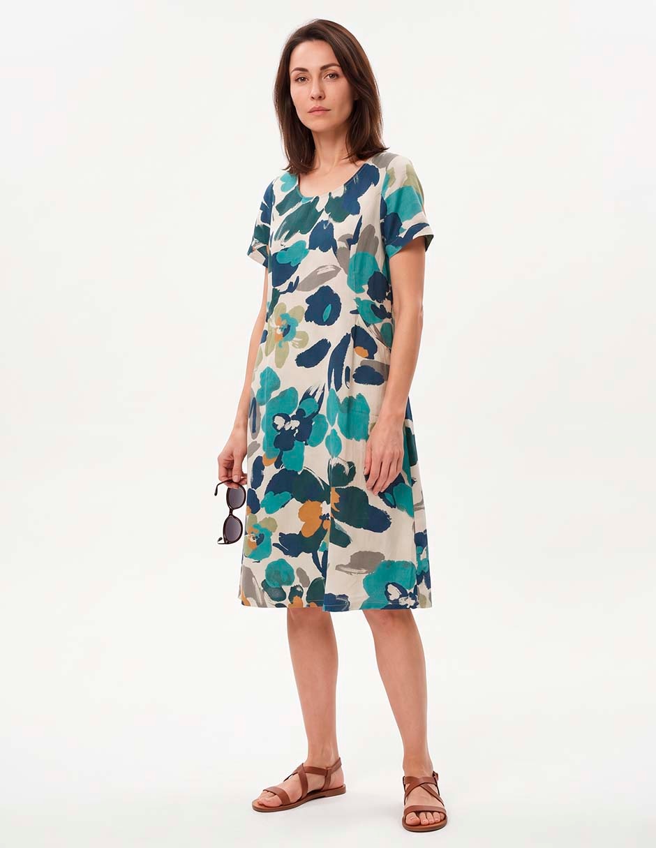Vestido 3/4 casual para mujer