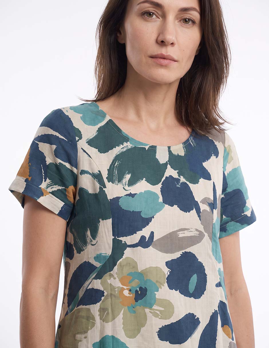 Vestido 3/4 casual para mujer