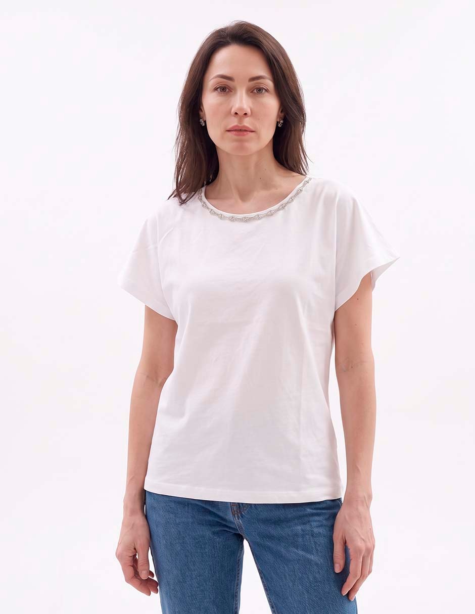 Blusa manga corta para mujer 1