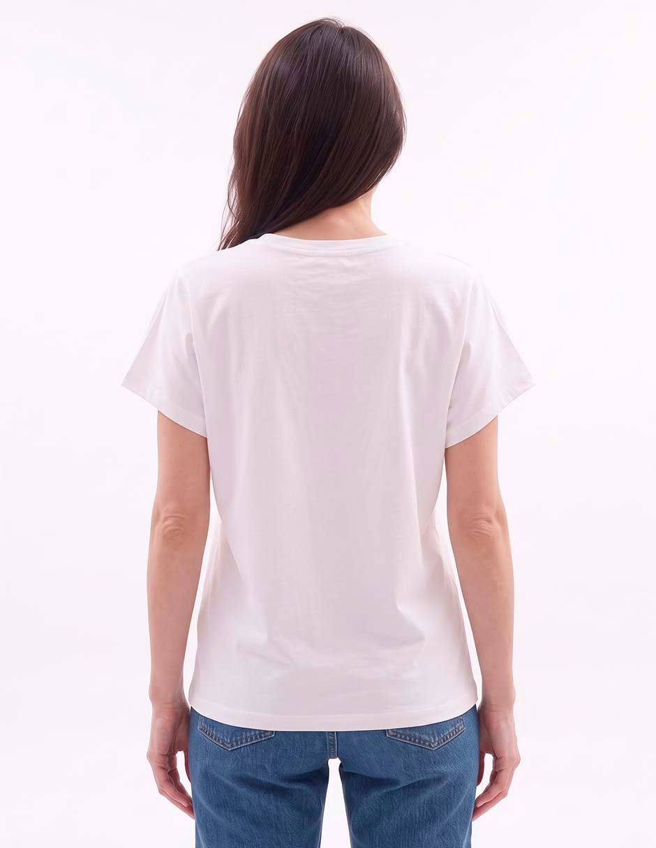 Blusa manga corta para mujer 3