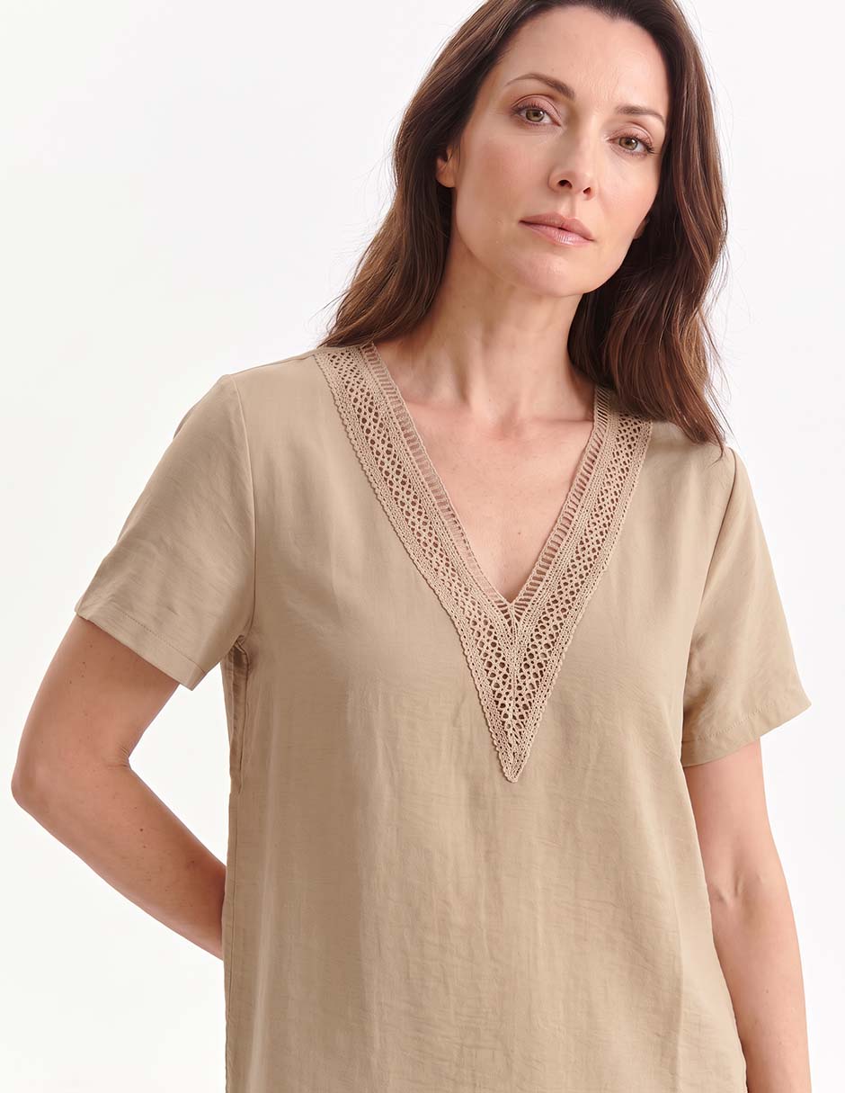 Blusa manga corta para mujer 2
