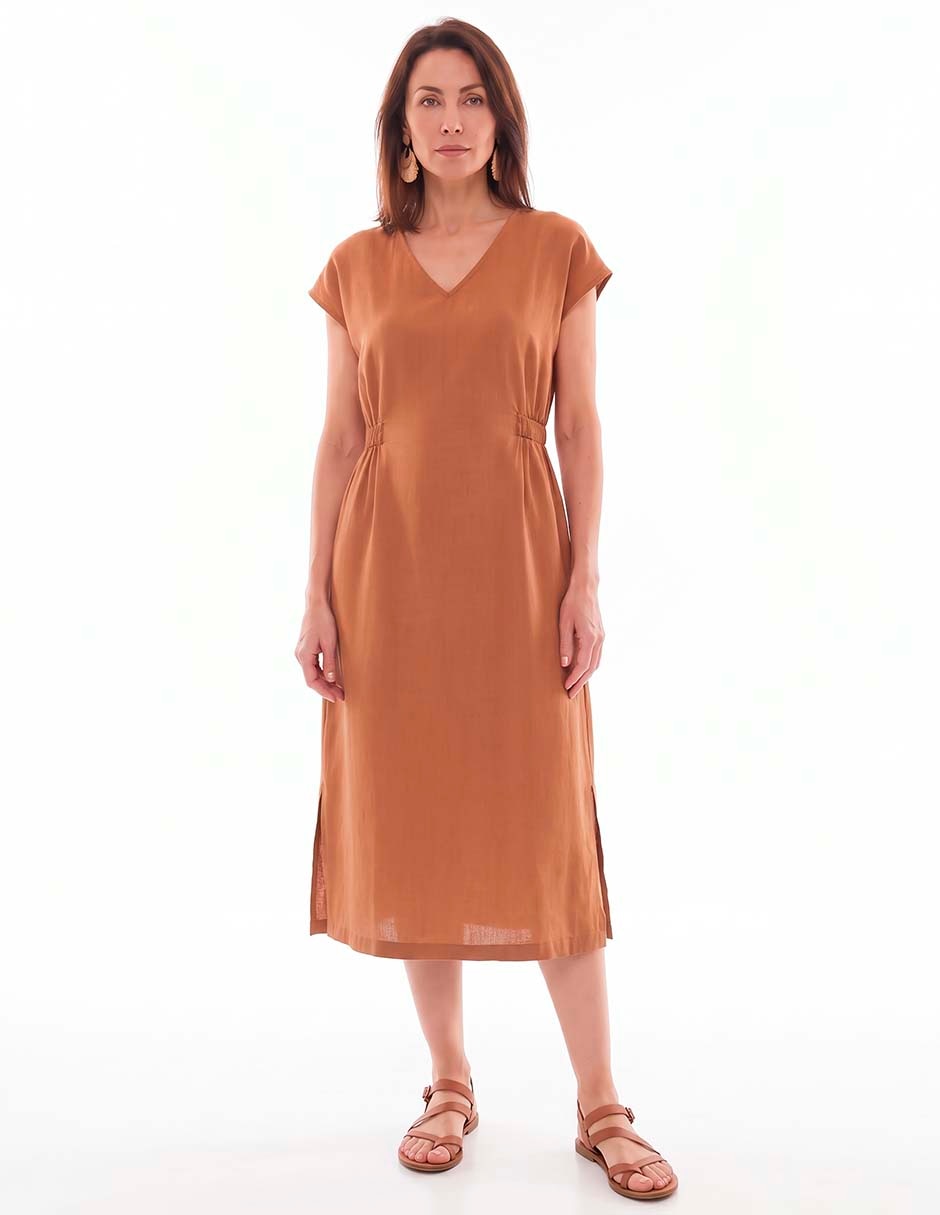 Vestido midi casual para mujer