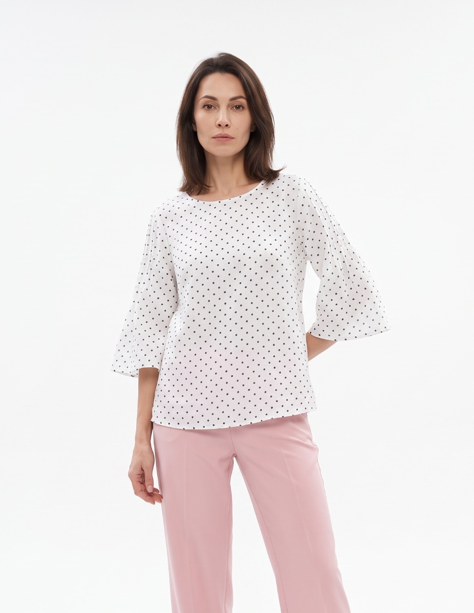 Blusa manga 3/4 para mujer Blusa manga 3/4 para mujer