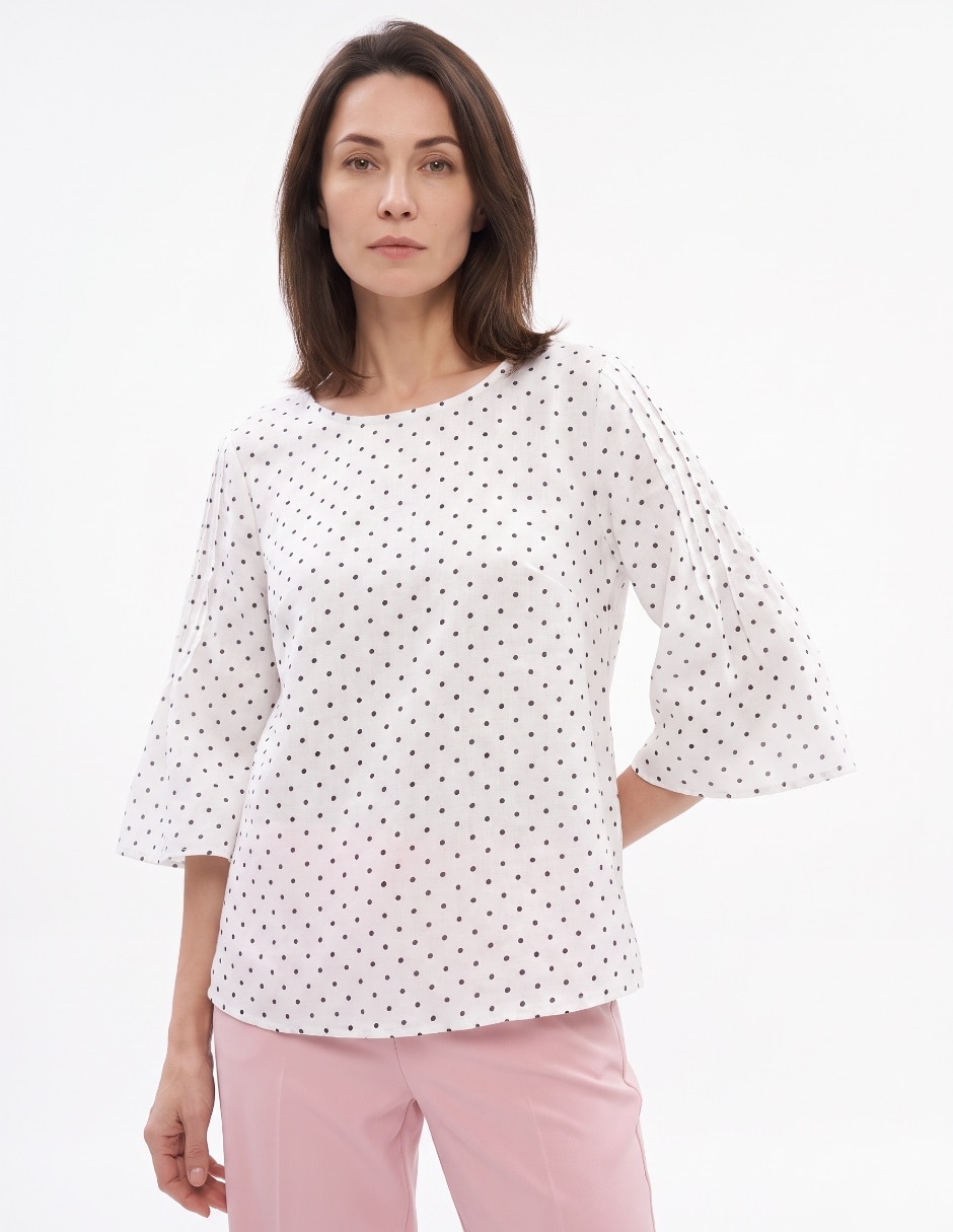 Blusa manga 3/4 para mujer 3