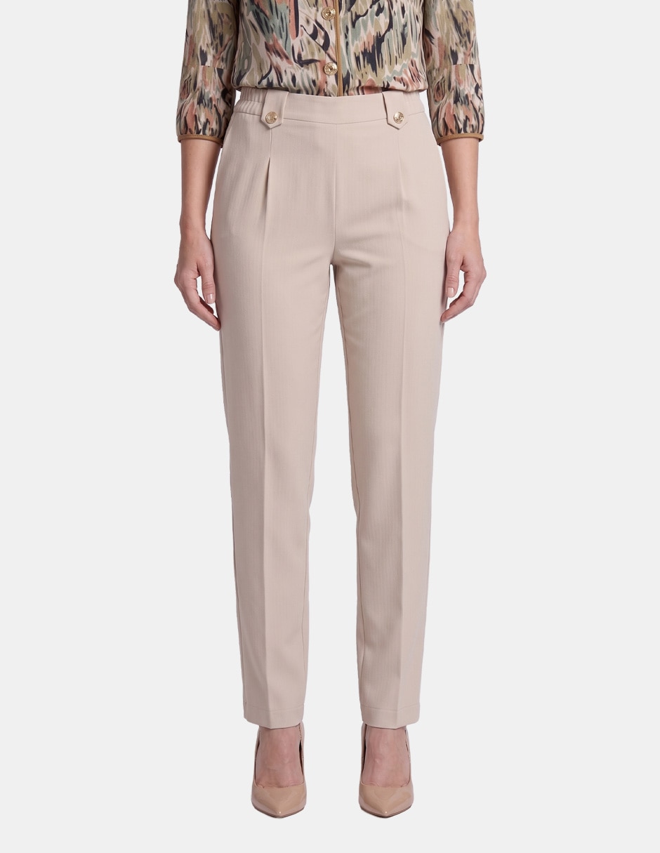 Pantalón regular regular para mujer 1