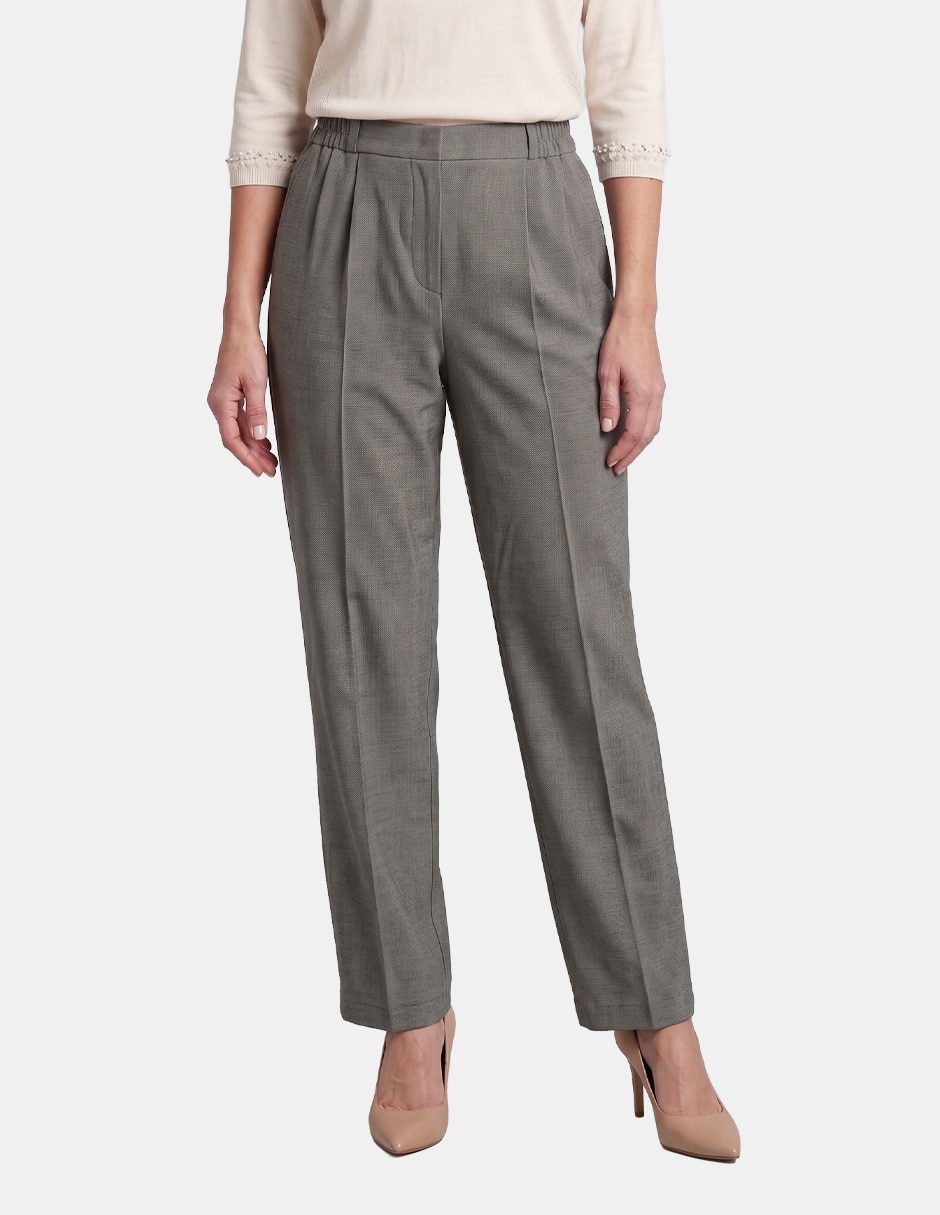 Pantalón regular recto para mujer 1