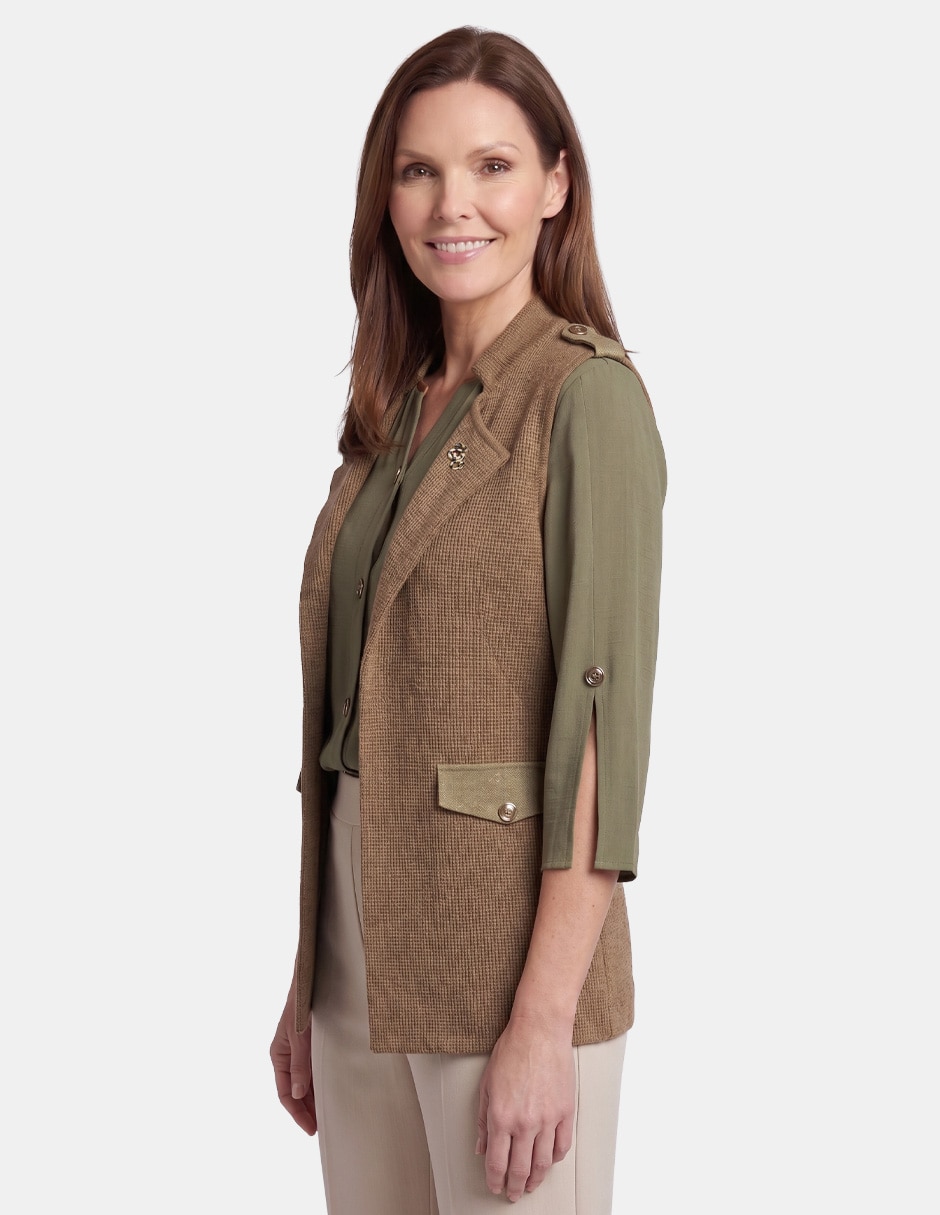 Chaleco de viscosa para mujer 4