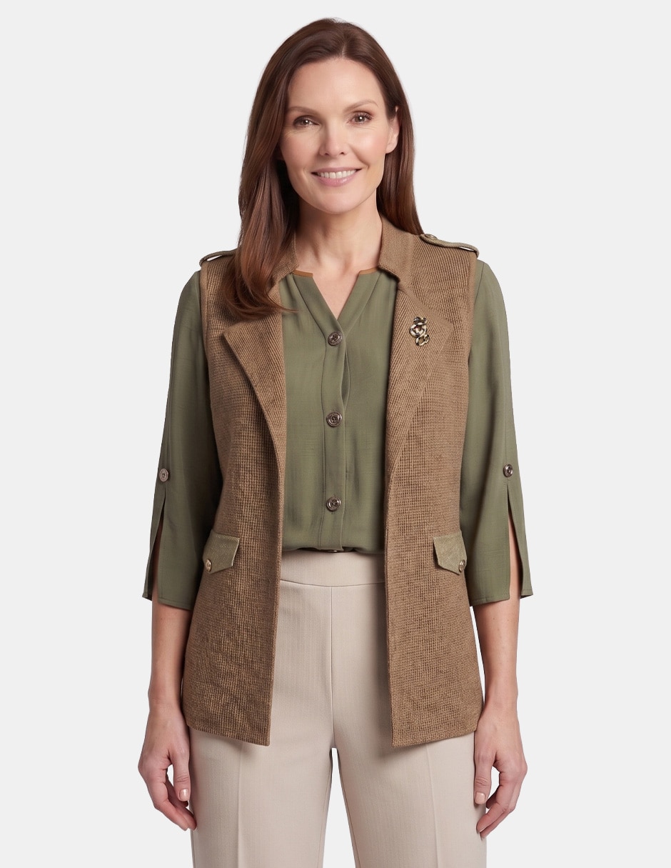 Chaleco de viscosa para mujer Chaleco de viscosa para mujer