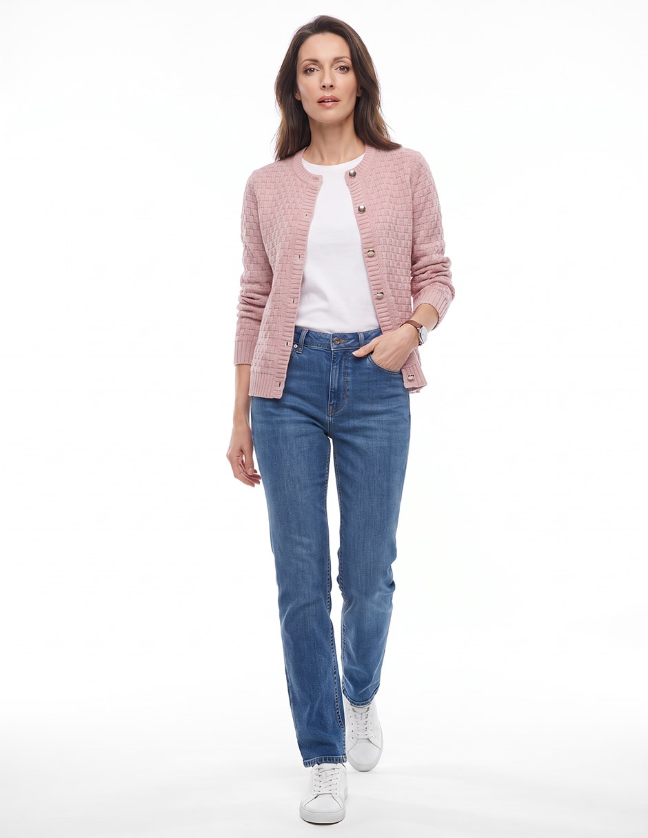 Suéter cuello redondo para mujer 3