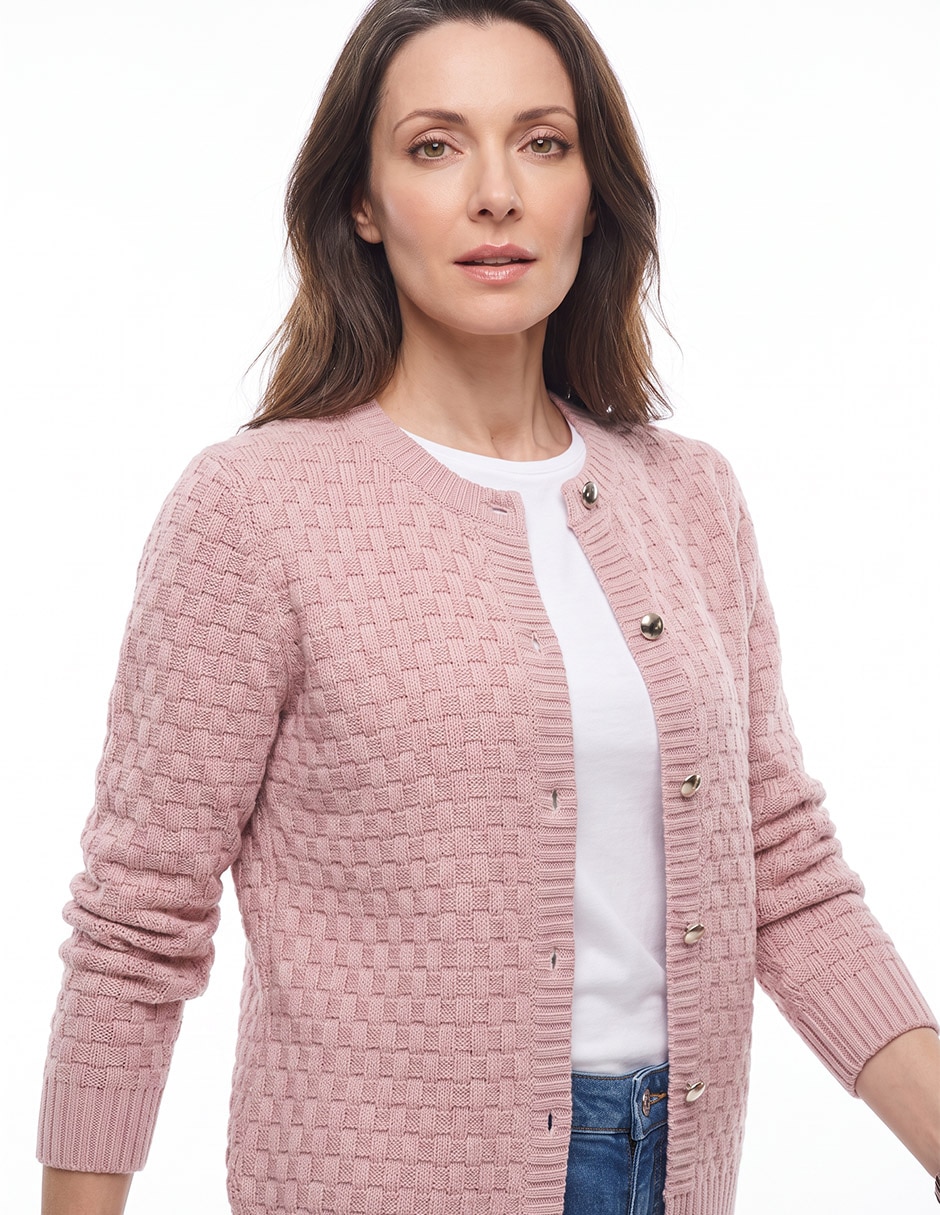 Suéter cuello redondo para mujer 2