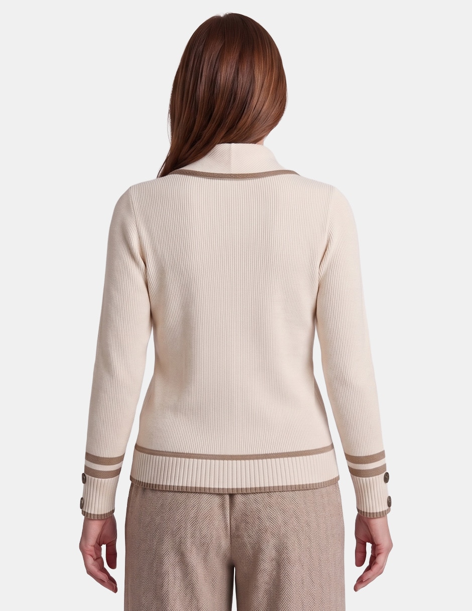 Blusa vitos grainne 4 manga larga para mujer