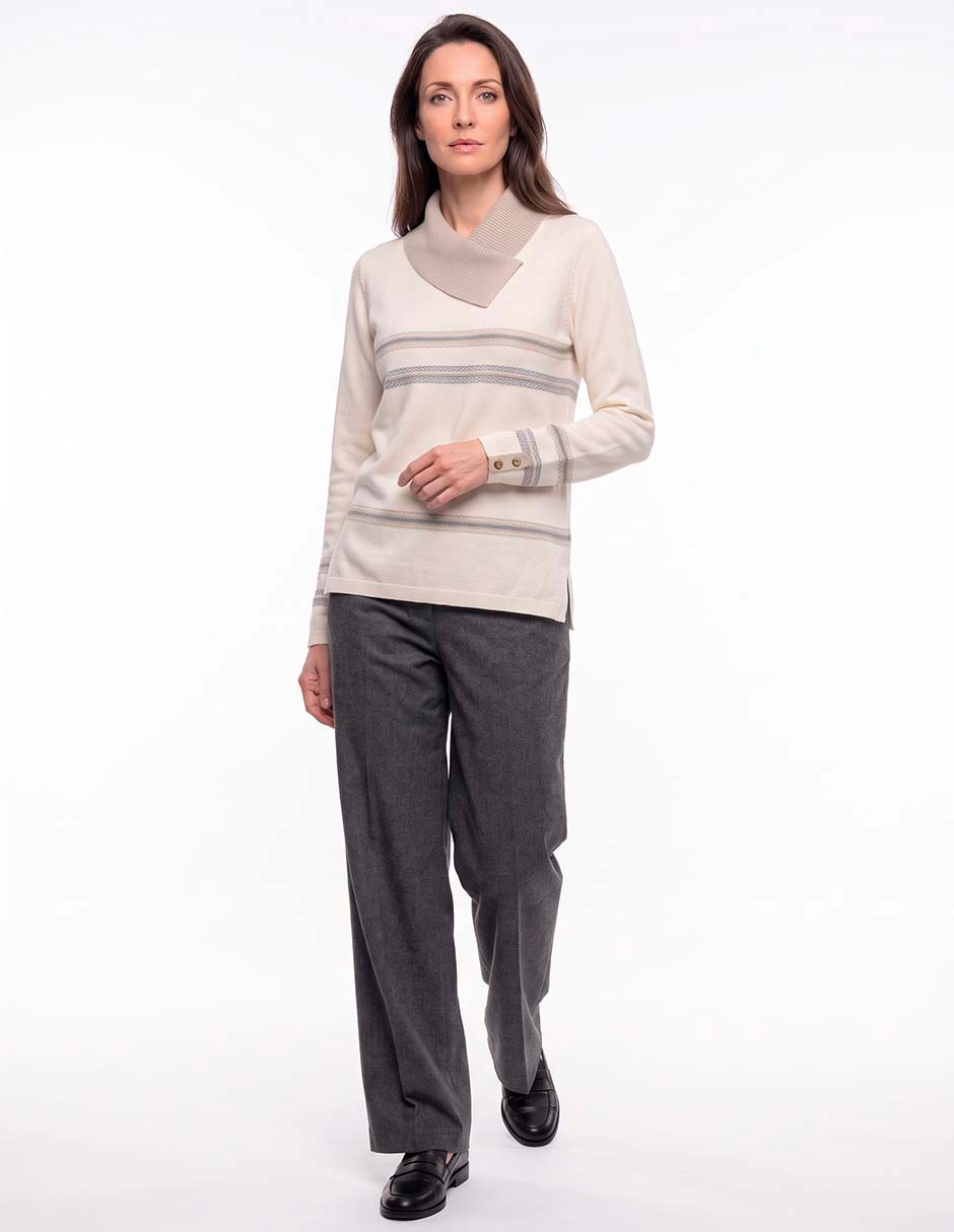 Blusa túnica siofra 1 manga larga para mujer 3