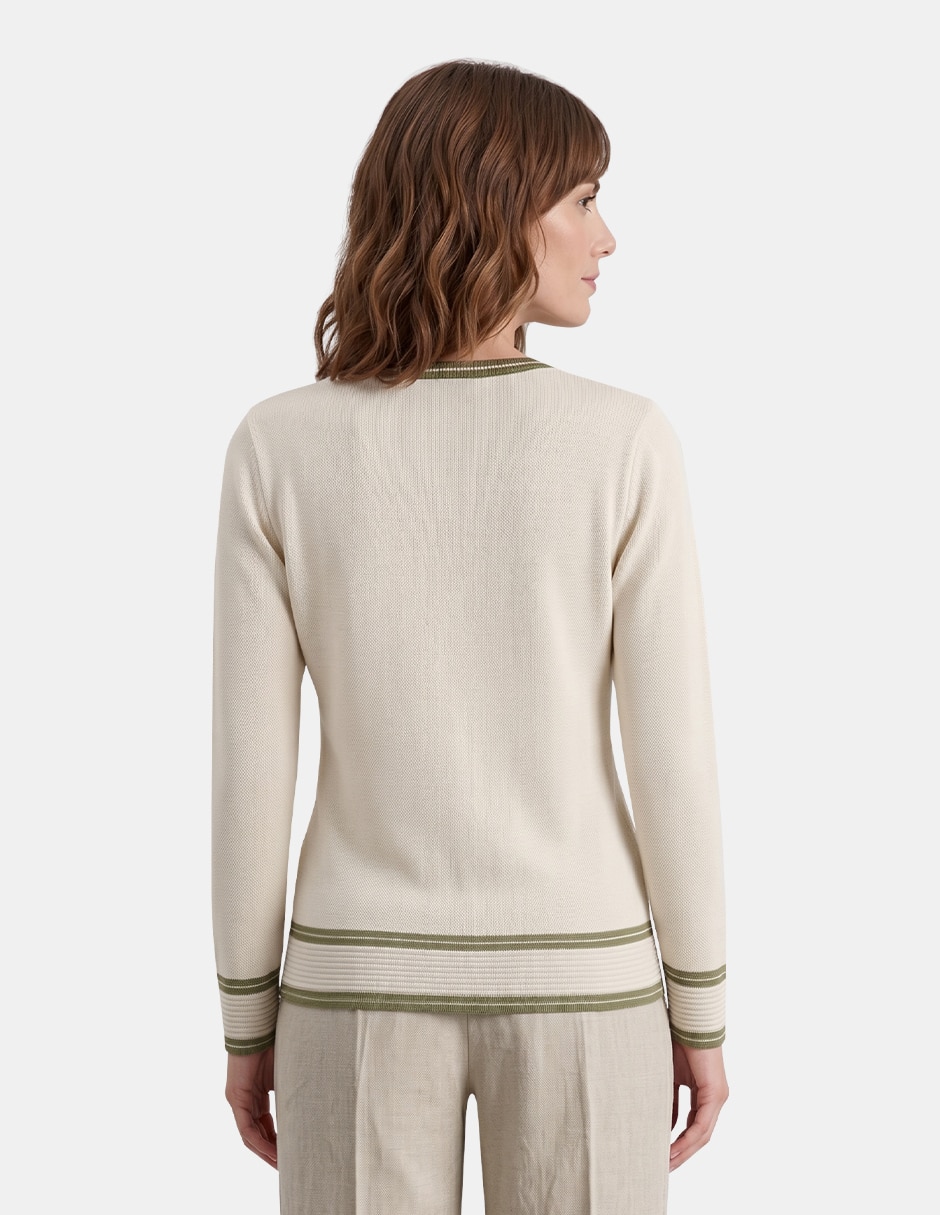 Blusa vitos marenna 3 manga larga para mujer