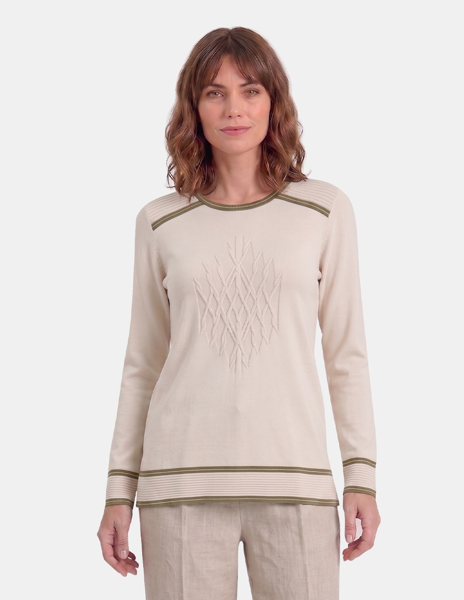 Blusa marenna 3 manga larga para mujer Blusa marenna 3 manga larga para mujer