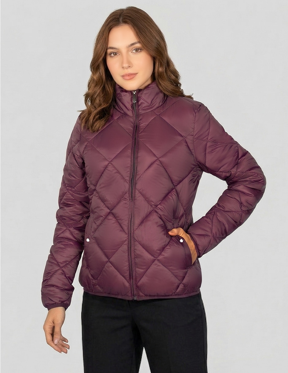Chamarra capitonada chamarra capitonada impermeable para mujer