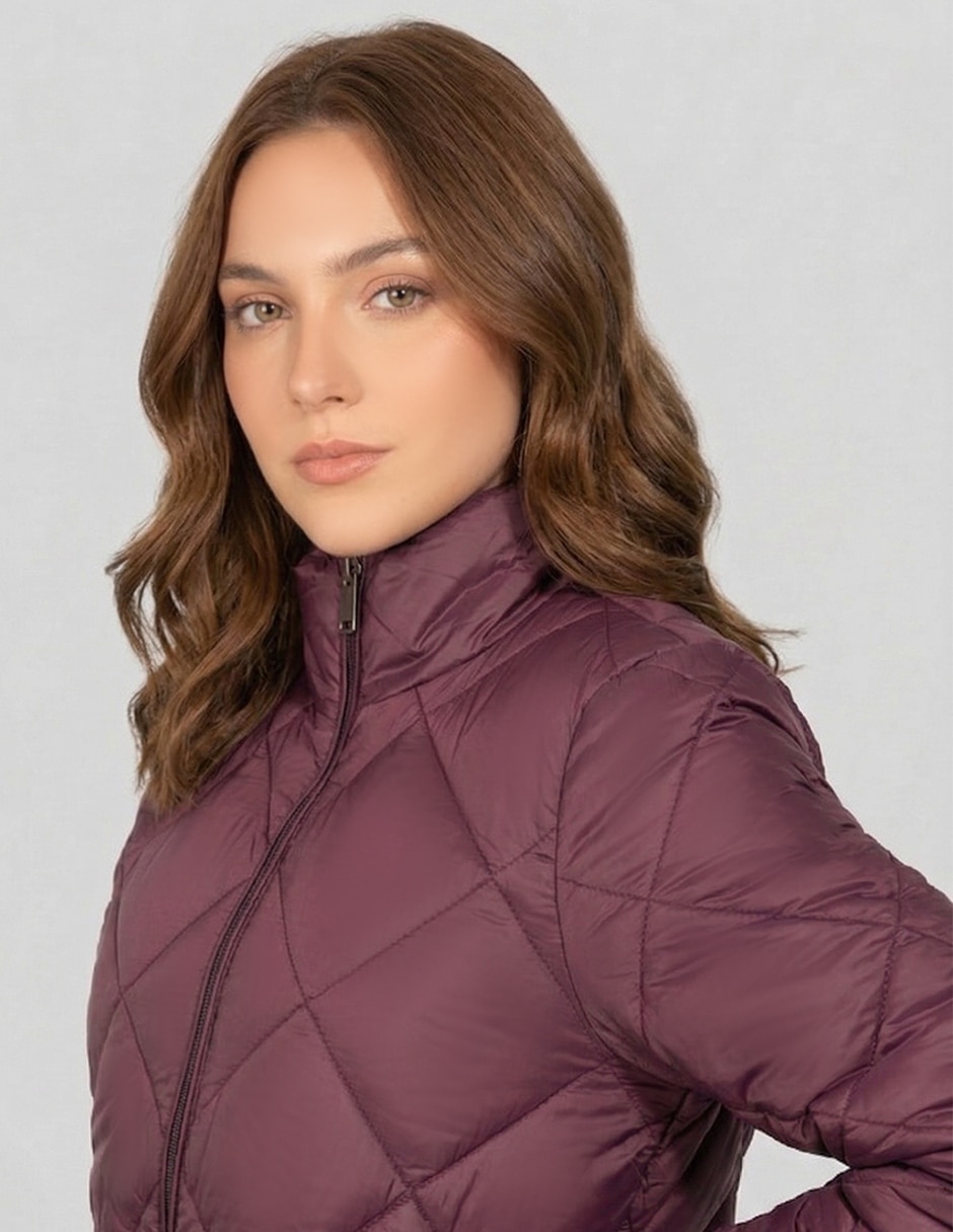 Chamarra capitonada chamarra capitonada impermeable para mujer 4