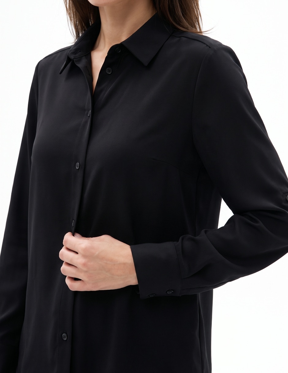 Blusa manga larga para mujer 4