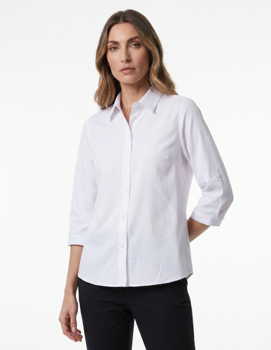Blusa manga 3/4 para mujer