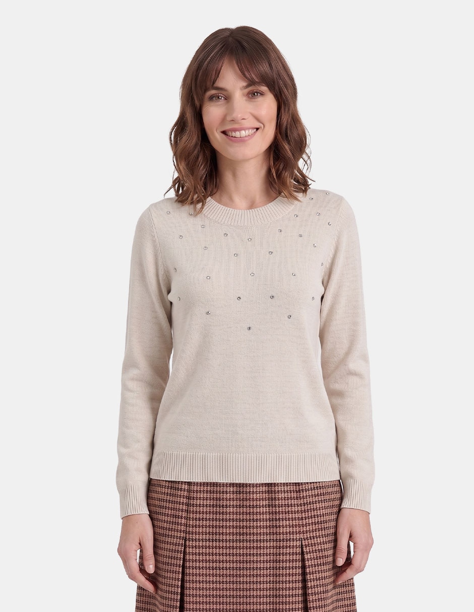 Blusa túnica aifore manga larga para mujer