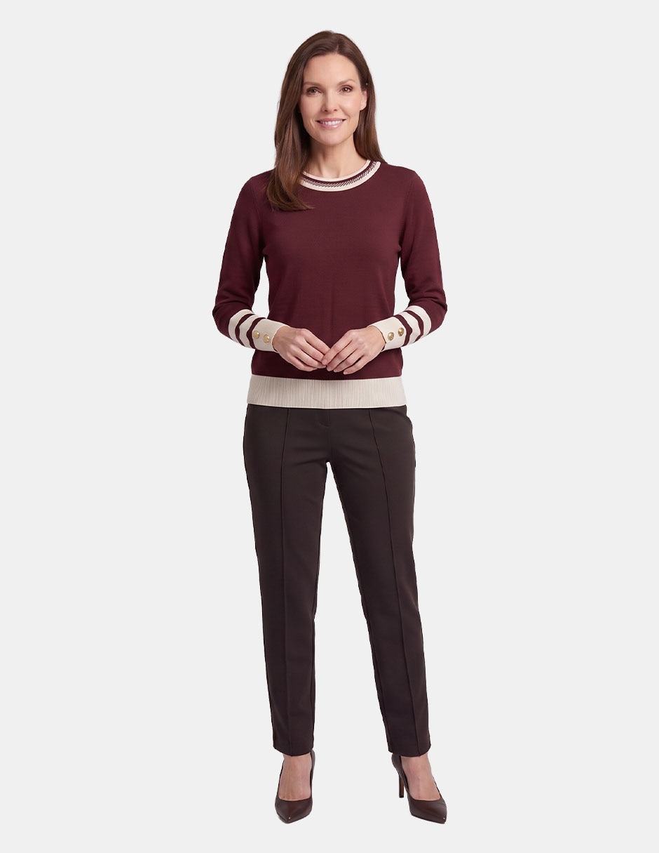 Blusa aifore manga larga para mujer