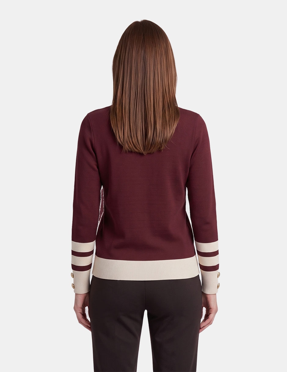 Blusa aifore manga larga para mujer