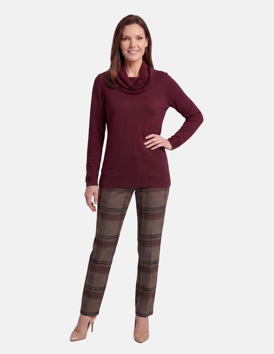 Blusa túnica enya 4 manga larga para mujer 4