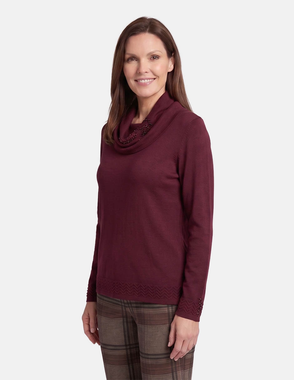 Blusa túnica enya 4 manga larga para mujer 3