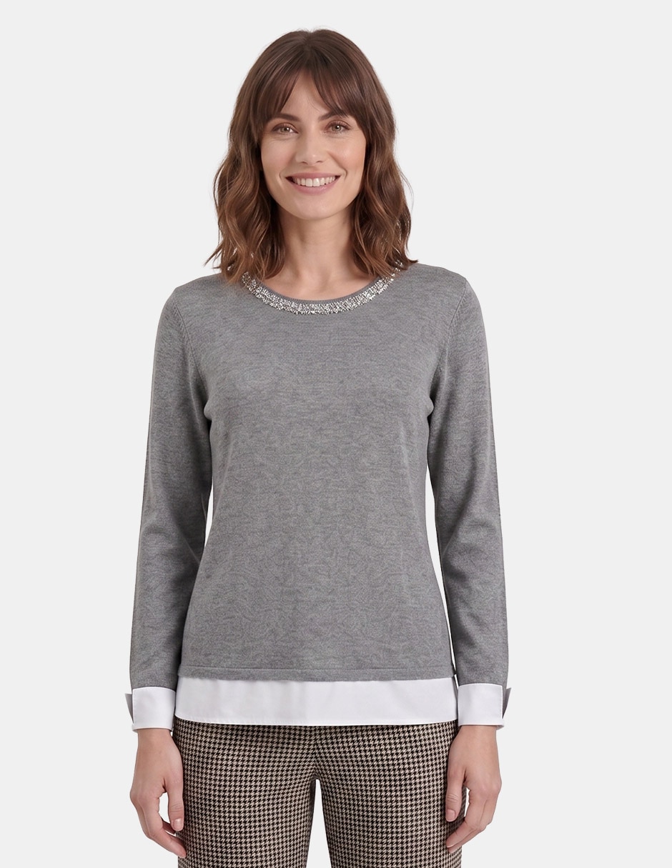 Blusa alannah 1 manga larga para mujer Blusa alannah 1 manga larga para mujer