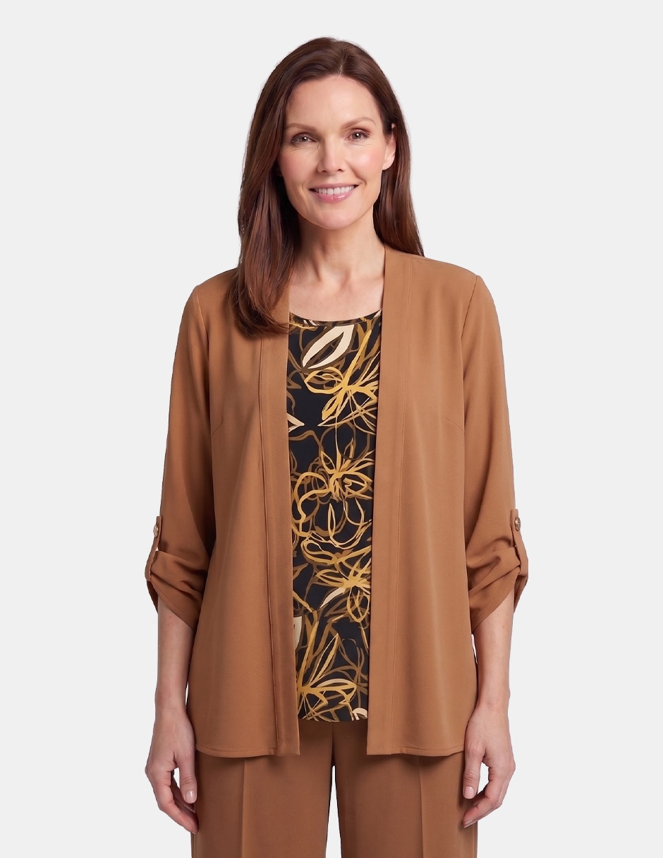 Blusa collin 3 manga larga para mujer Blusa collin 3 manga larga para mujer