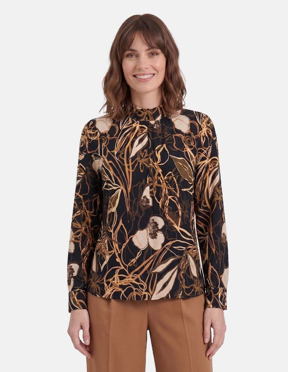Blusa collin 3 manga larga para mujer Blusa collin 3 manga larga para mujer
