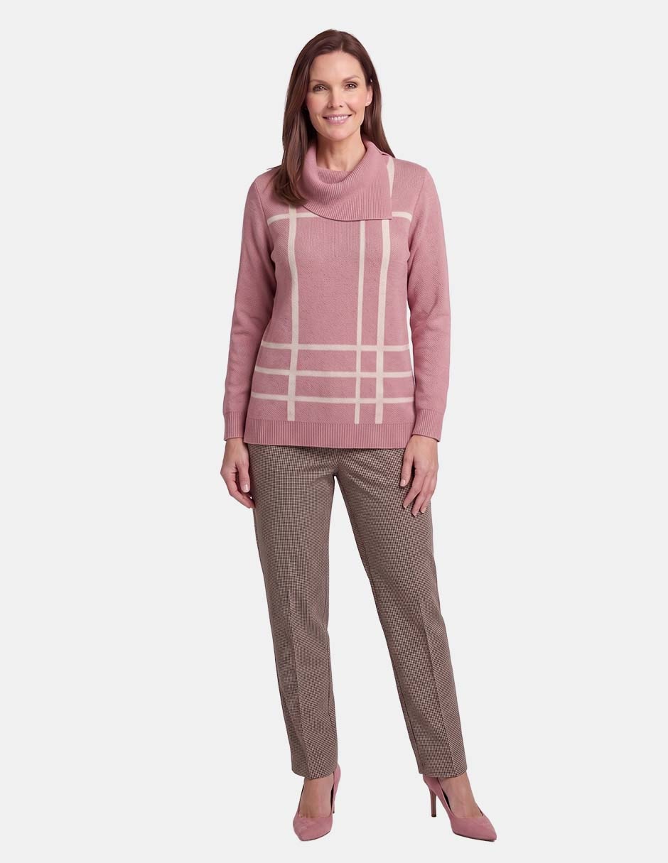 Blusa túnica eilis manga larga para mujer 2