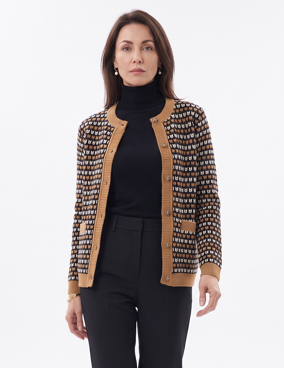 Suéter cuello redondo para mujer Suéter cuello redondo para mujer