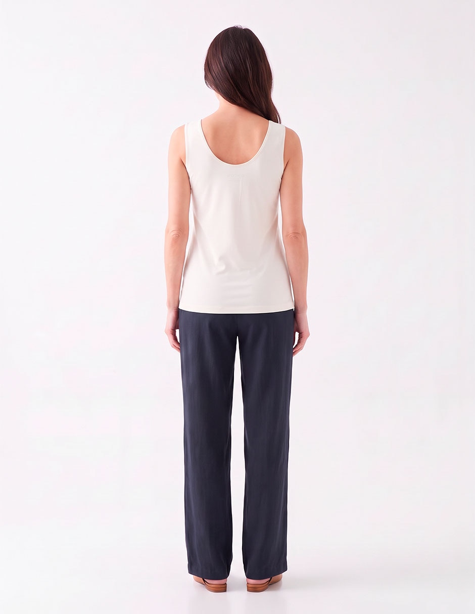 Top cuello redondo tirante ancho 2