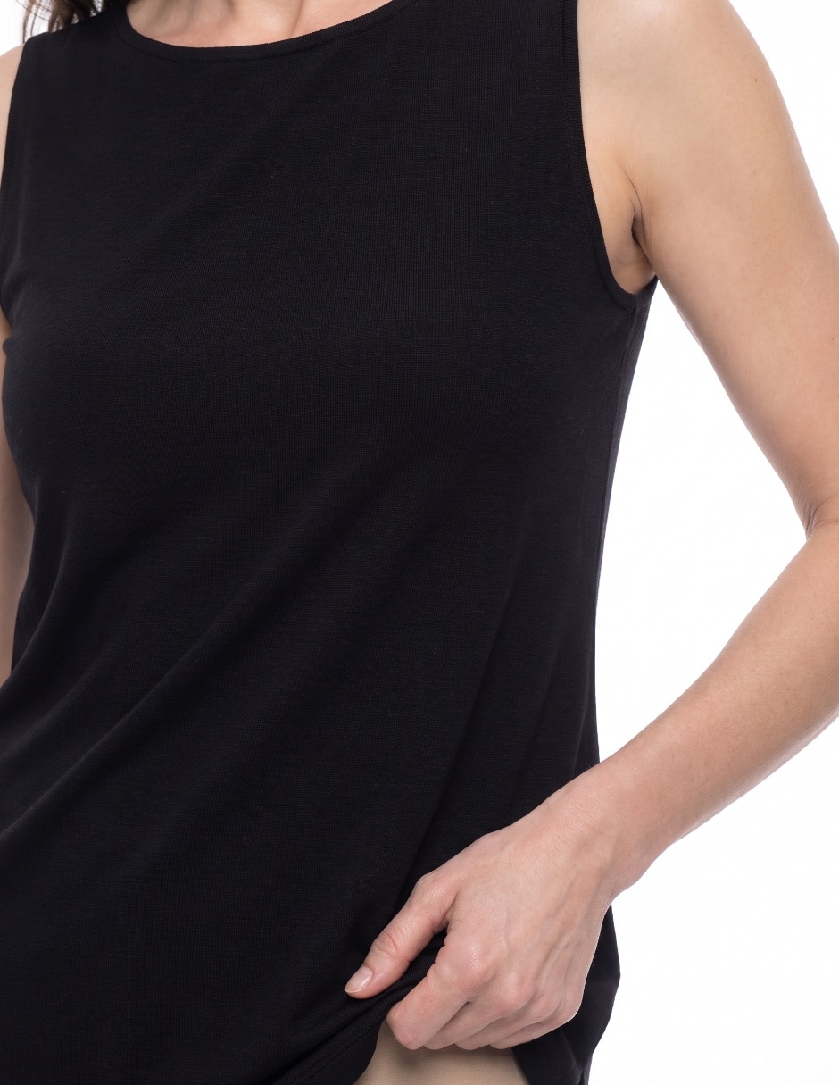 Top cuello redondo tirante ancho 5