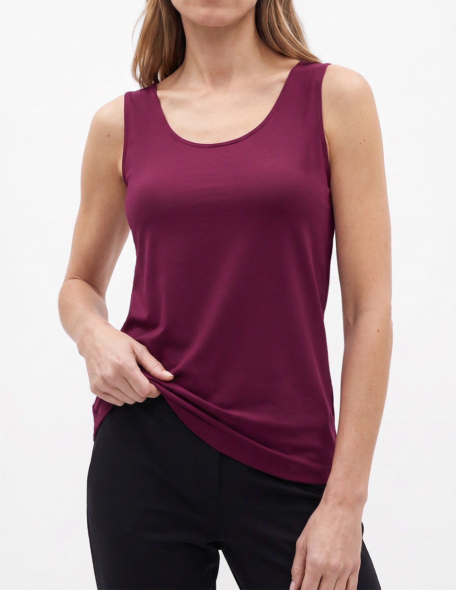 Top escote medio tirante ancho 2