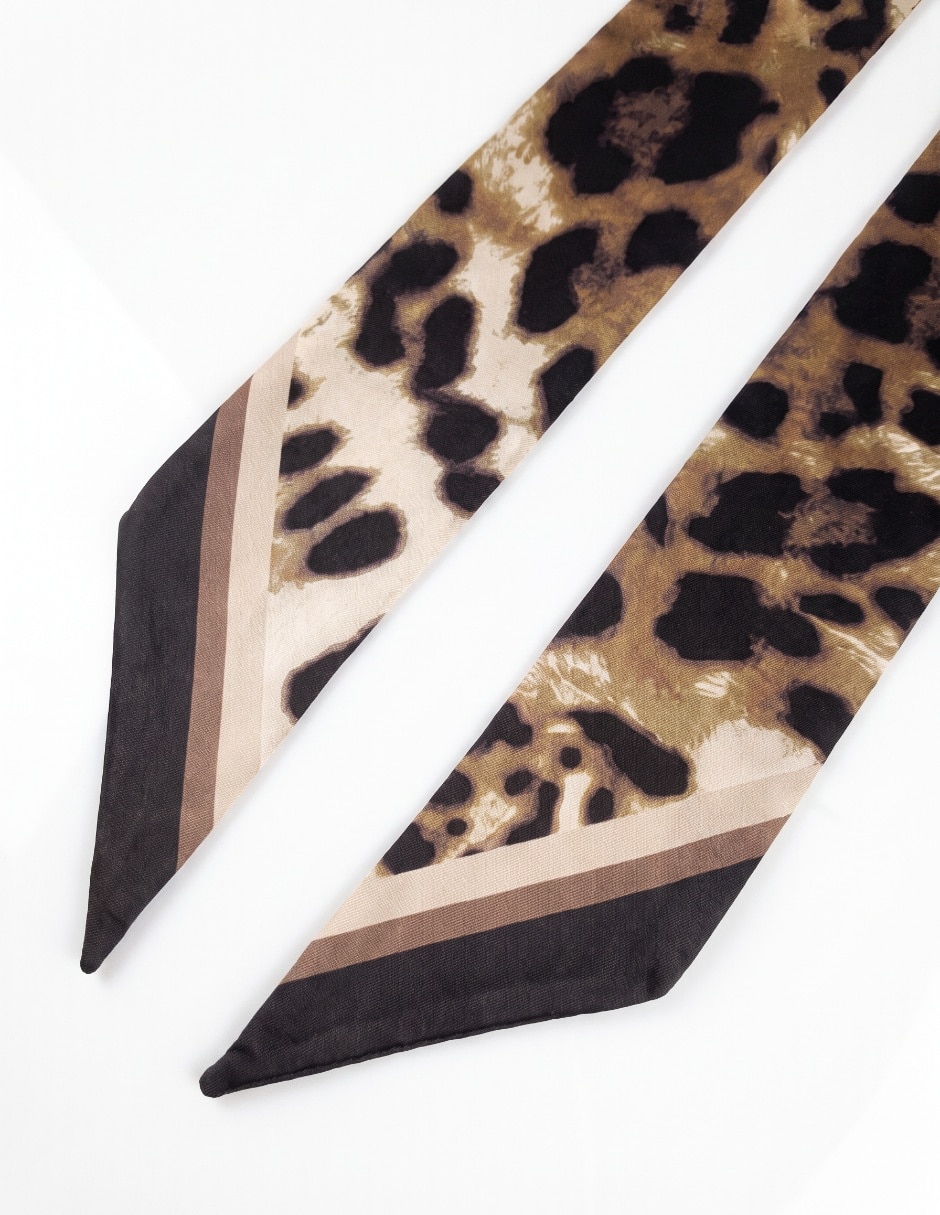 Pashmina con estampado animal print para mujer 2