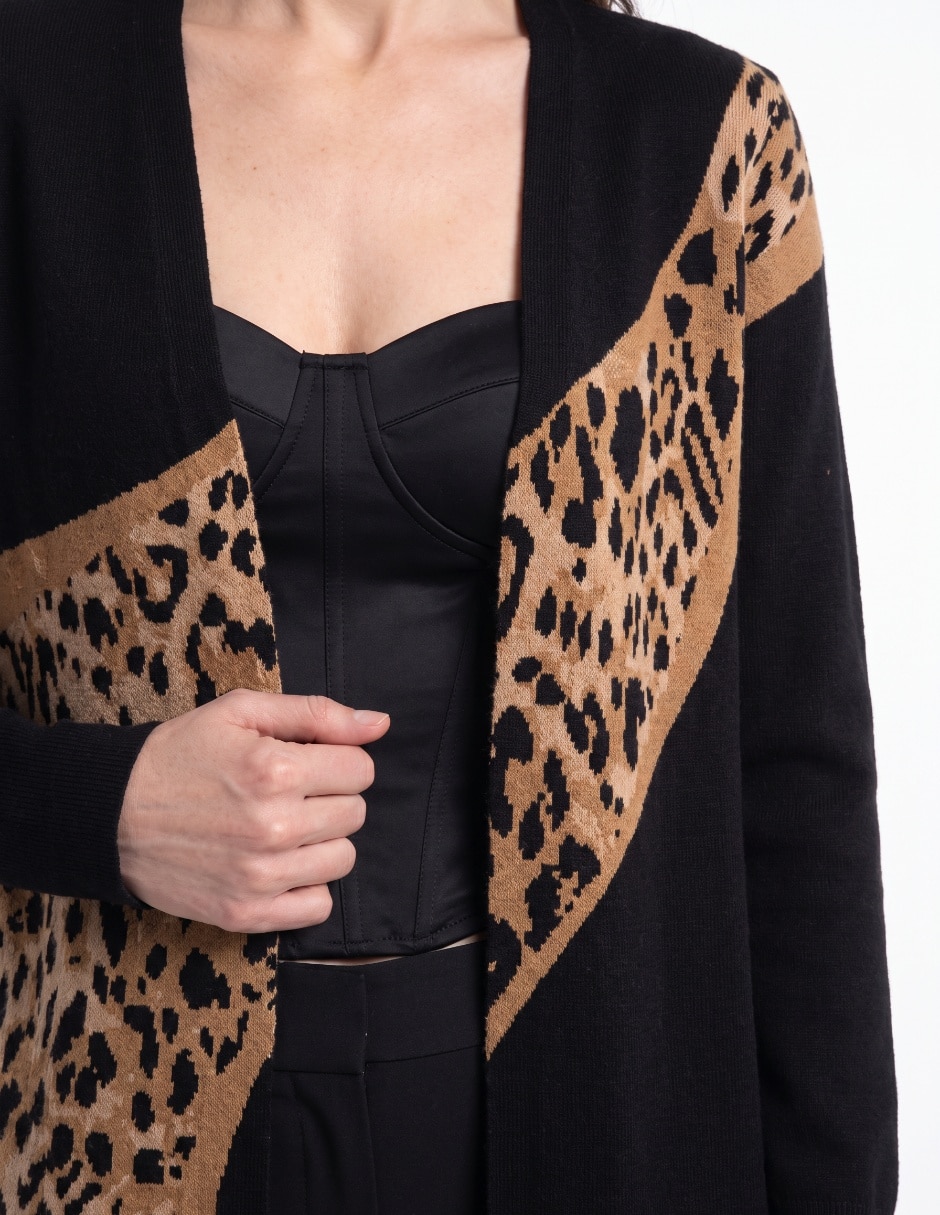 Suéter cuello V para mujer 4