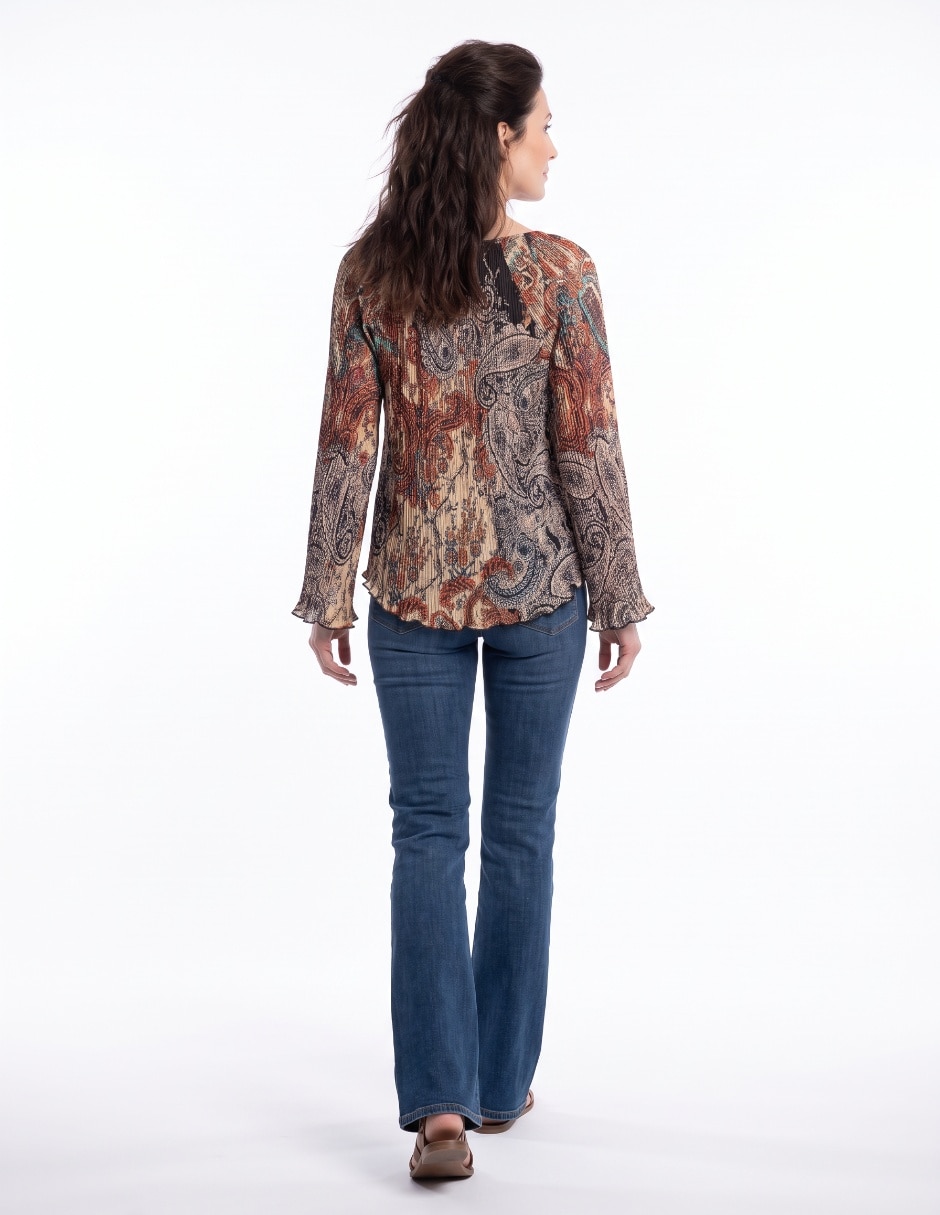 Blusa manga larga para mujer 2