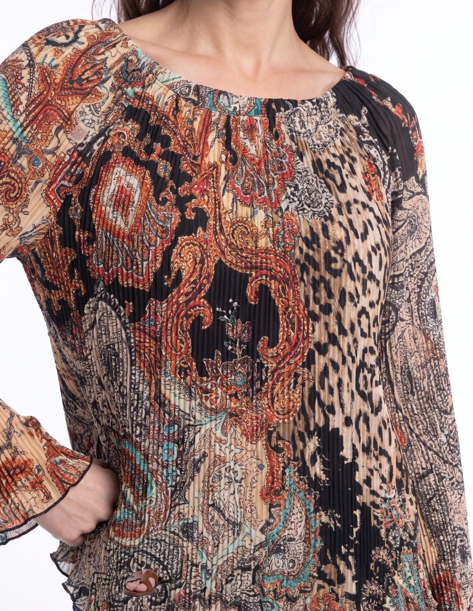 Blusa manga larga para mujer 4