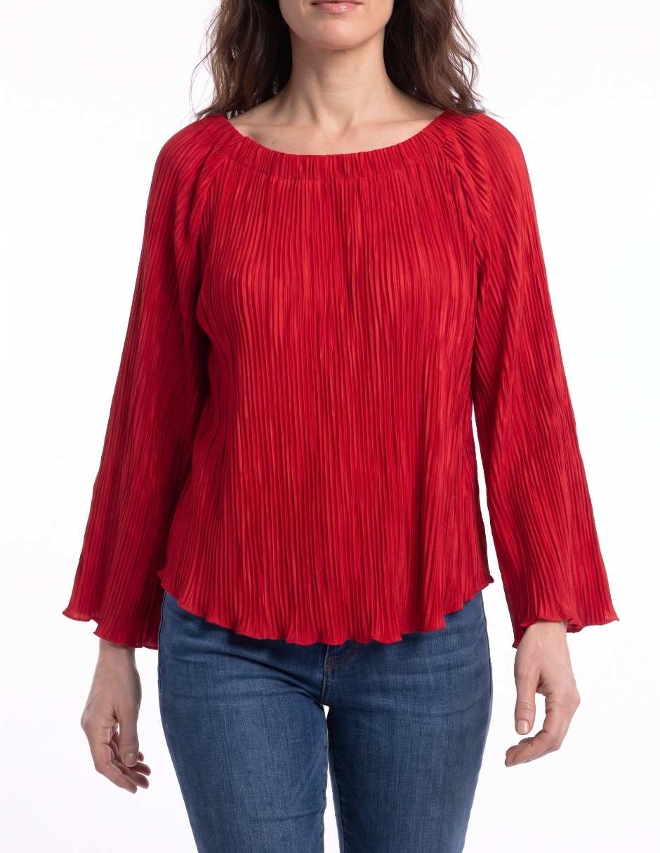 Blusa manga larga para mujer 3
