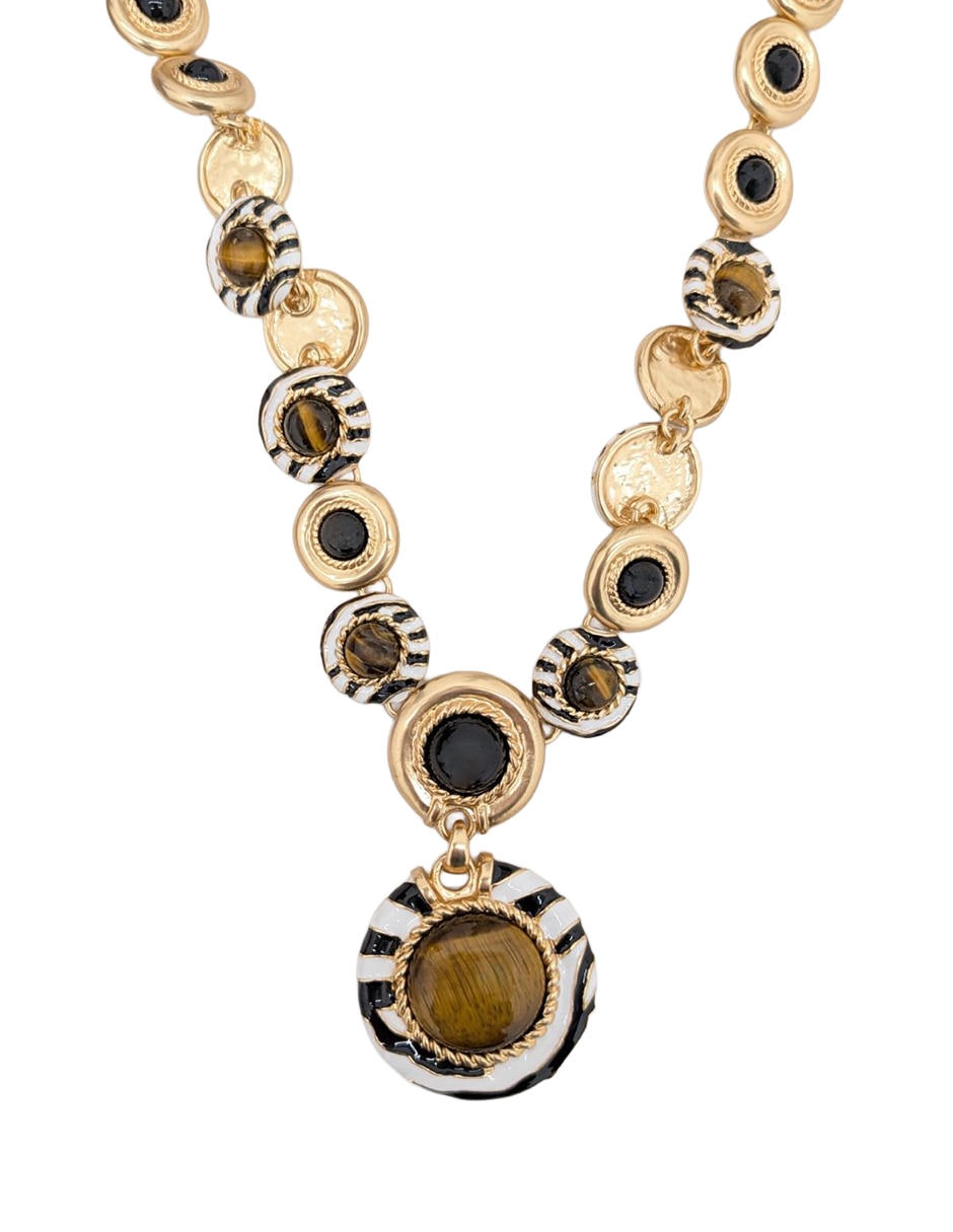 Collar redondo de zinc