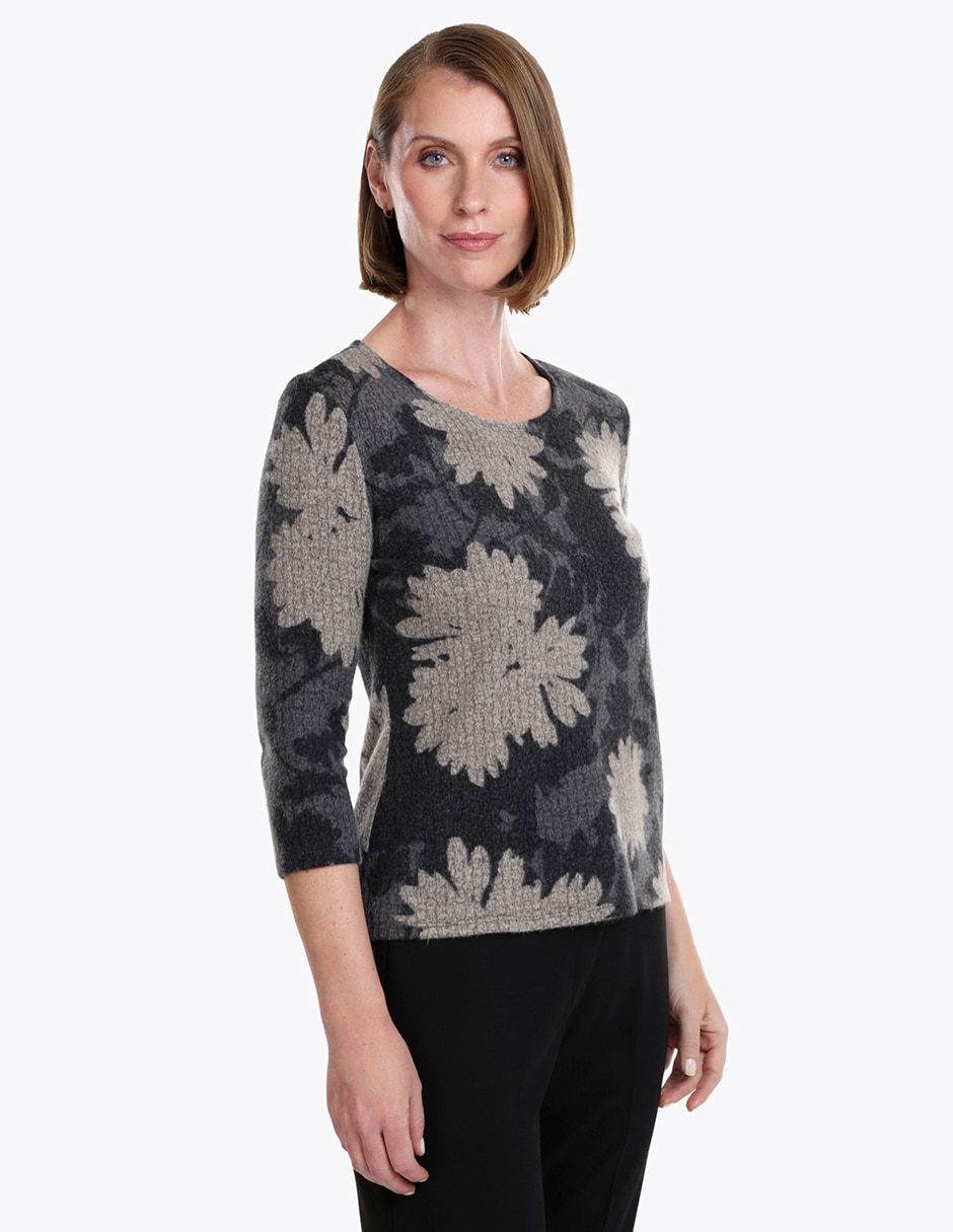 Blusa manga 3/4 para mujer Blusa manga 3/4 para mujer