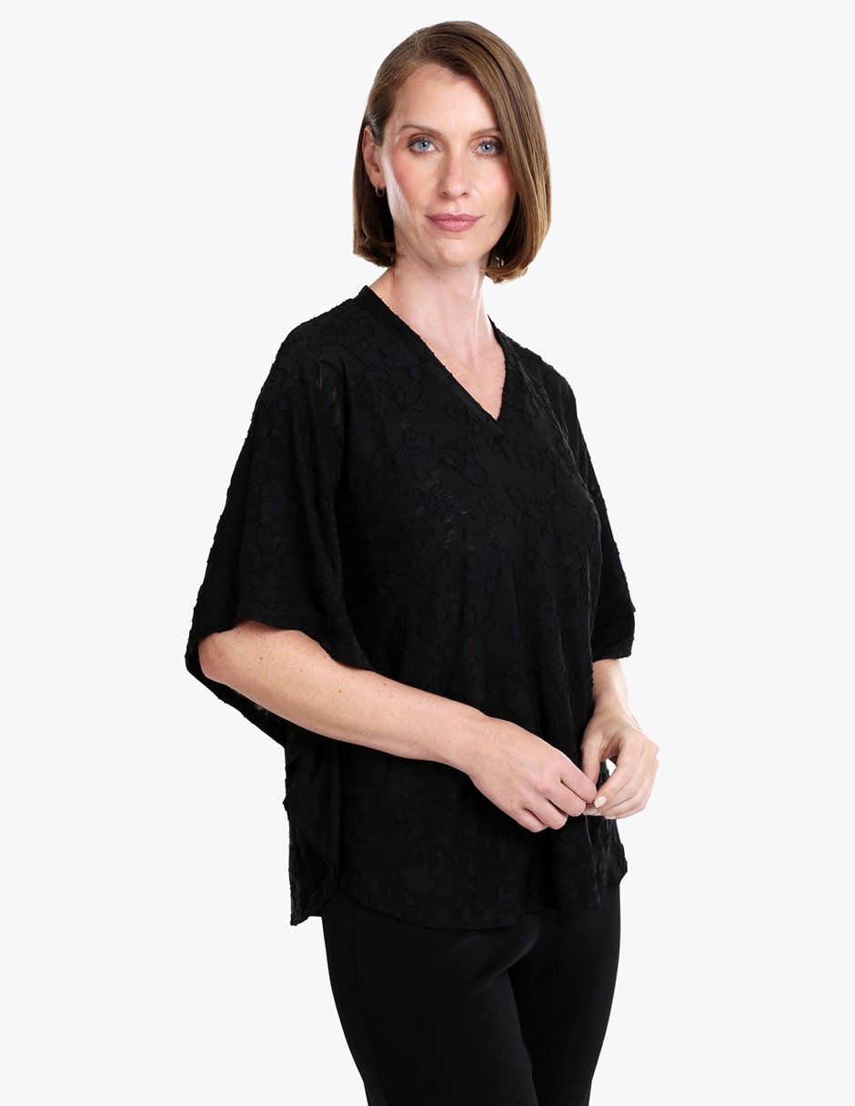 Blusa túnica manga al codo para mujer Blusa túnica manga al codo para mujer